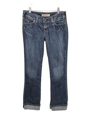 1921 Western Glove Works Bootcut Jeans Low Rise Cuffed 30x30 Y2K Made in Canada
